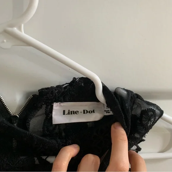 Line and Dot black lace dress - Picture 5 of 6